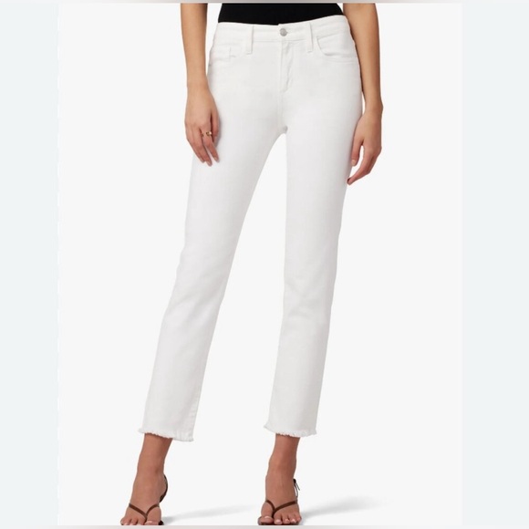 Joe's Jeans Denim - Joe’s Women's White Mid-Rise Skinny Ankle Jeans Size 33 NWT